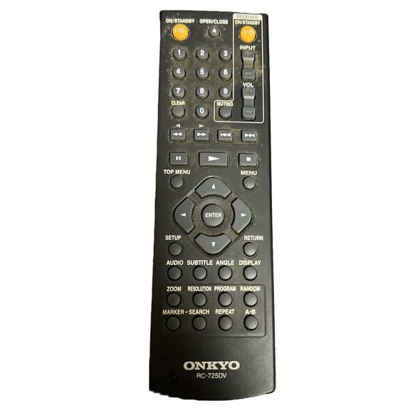 Onkyo RC-725DV Genuine OEM Original Audio Remote Control AKB57498901 Tested - Picture 1 of 3